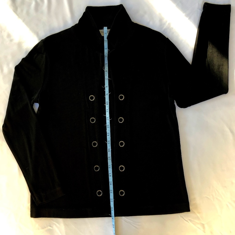 Chico’s “Travelers” LS Jacket, Black, Size 0 (4-6/S), Fun!
